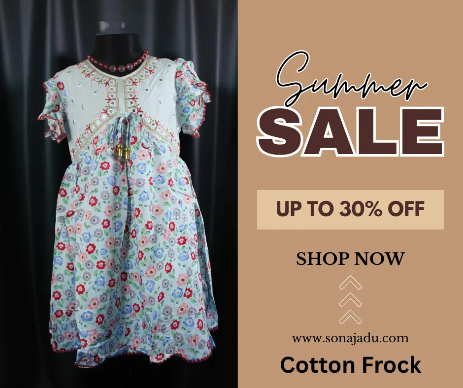 Buy Cotton Frock for Girls (2–6 Years) in Bangladesh – Summer Collection