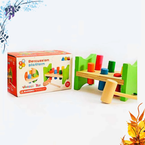 Percussion Platform Wooden Toy for Kids
